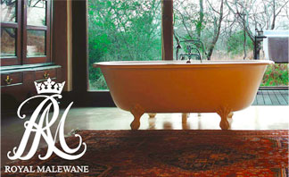 Beautiful Bath at Royal Malewane Safari Lodge